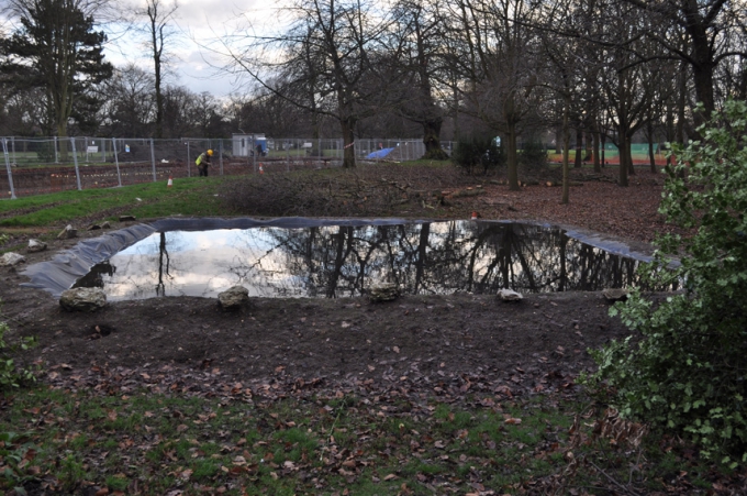 Walpole Park: Ongoing work to landscape and restore park (aejan14 0006)