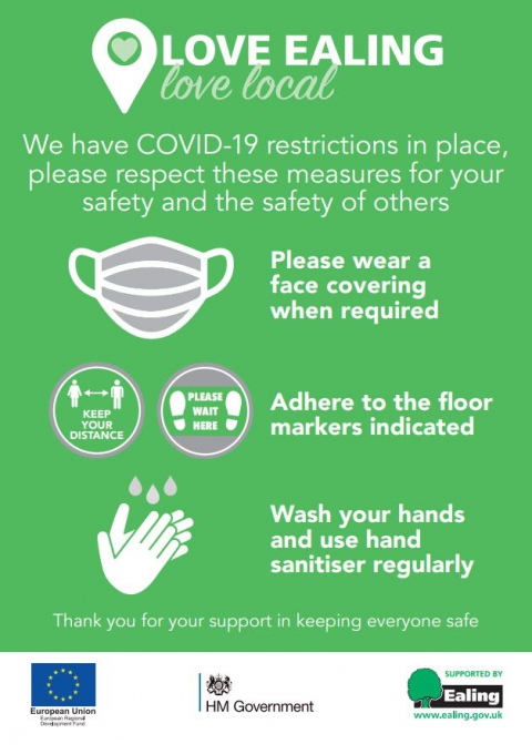 Covid secure A3 poster