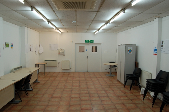 Main room at Copley Close Community Centre