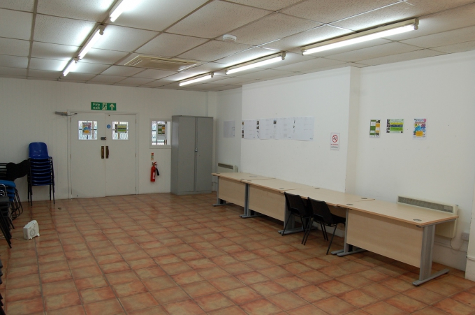 Main room at Copley Close Community Centre