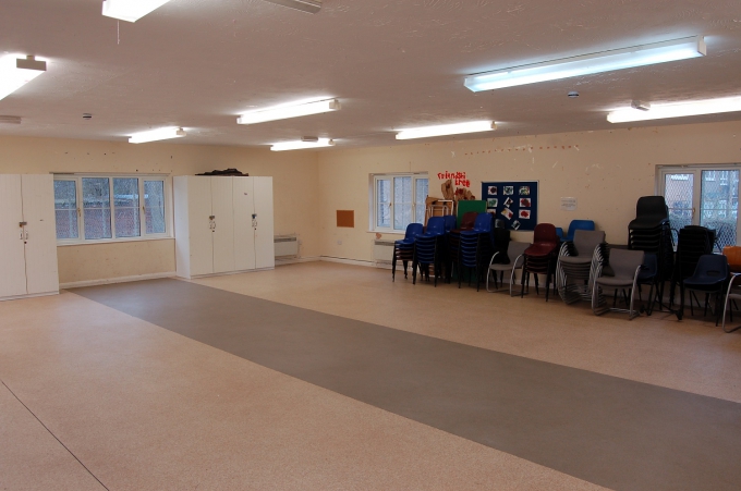 Main room at Gurnell Grove Community Centre